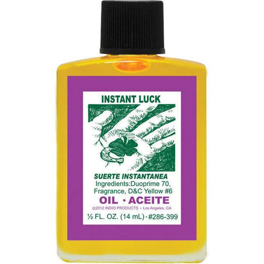 INSTANT LUCK -SPIRITUAL MAGICK INDIO OIL