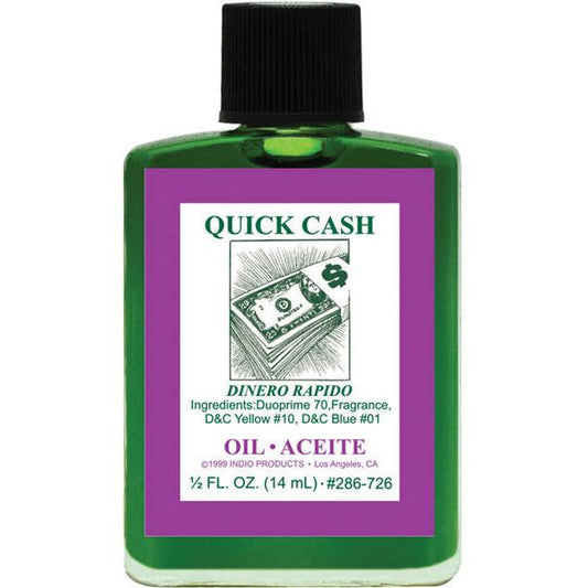 QUICK CASH -SPIRITUAL MAGICK INDIO OIL