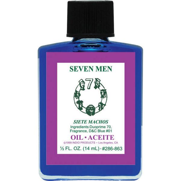 SEVEN MEN -SPIRITUAL MAGICK INDIO OIL