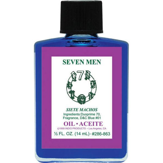 SEVEN MEN -SPIRITUAL MAGICK INDIO OIL