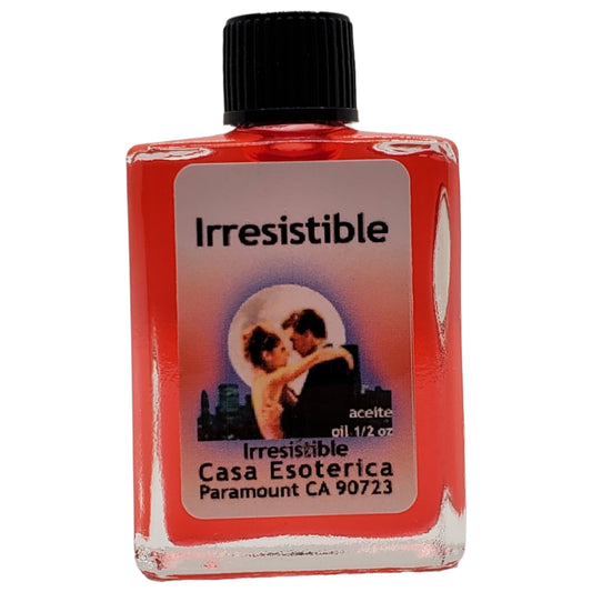 Irresistible Oil (Irresistible Aceite)  - For Charisma & Confidence - Attract People & Opportunities-0.5 FL OZ