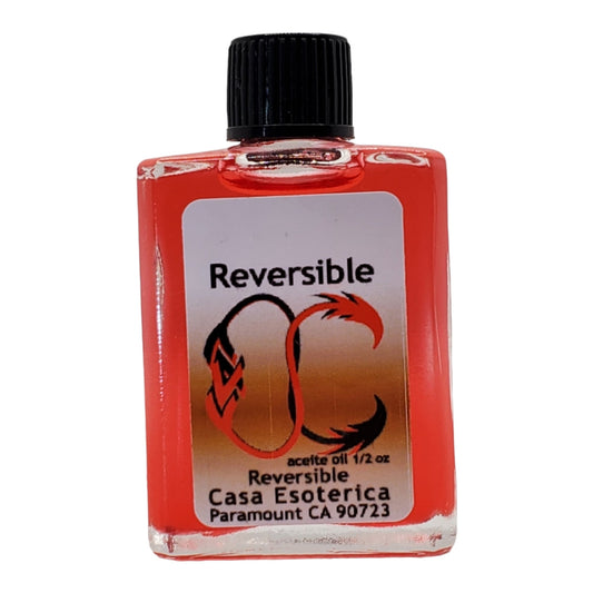 Reversible Oil (Reversible Aceite) -Change of Fortune -reversing magick-0.5 FL OZ