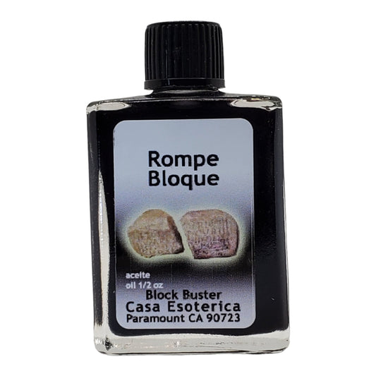 Block Buster Oil (Rompe Bloque Aceite) - Overcoming Obstacles - Break Through Limits & Achieve Success-0.5 FL OZ