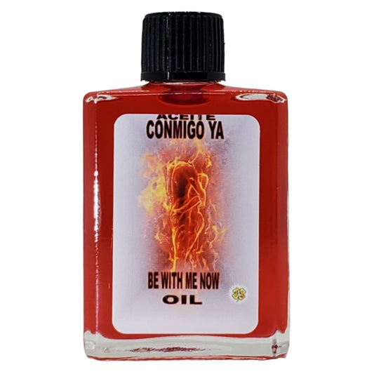 Be With Me Now Oil (Comingo Ya Aceite) - Attraction Spell - Draw Someone Close & Increase Intimacy-0.5 FL OZ