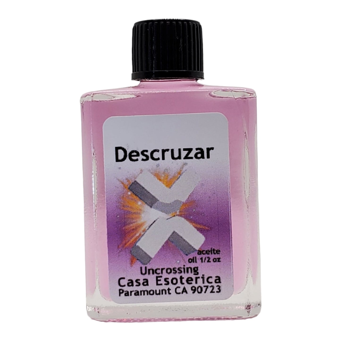 Uncrossing Oil (Descruzar Aceite) - Spiritual Cleansing & Remove curses and break jinxes & Driving away evil-0.5 FL OZ