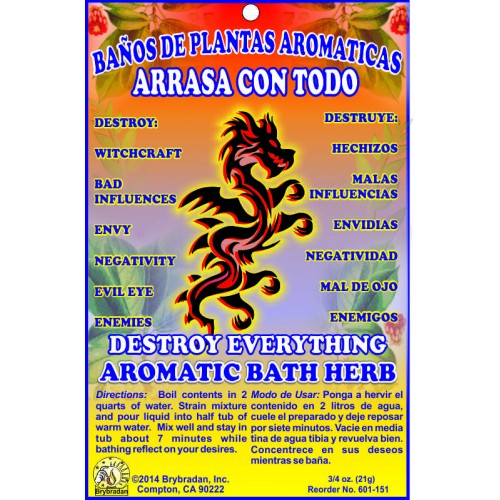 Aromatic Bath Herb Destroy Everything