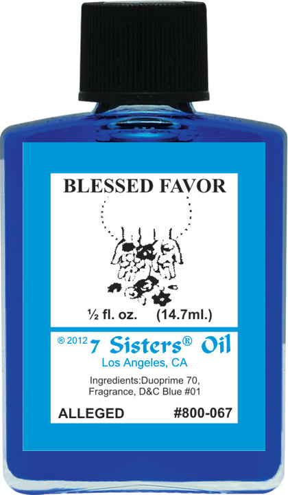 BLESSED FAVOR-SPIRITUAL MAGICK 7SISTER'S OIL