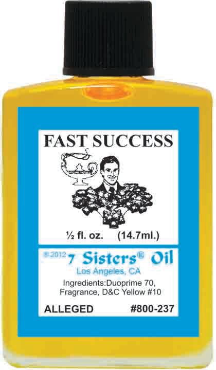 FAST SUCCESS-SPIRITUAL MAGICK 7SISTER'S OIL