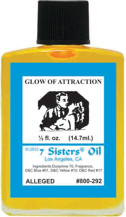 GLOW OF ATTRACTION-SPIRITUAL MAGICK 7SISTER'S OIL