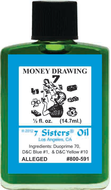 MONEY DRAWING-SPIRITUAL MAGICK 7SISTER'S OIL