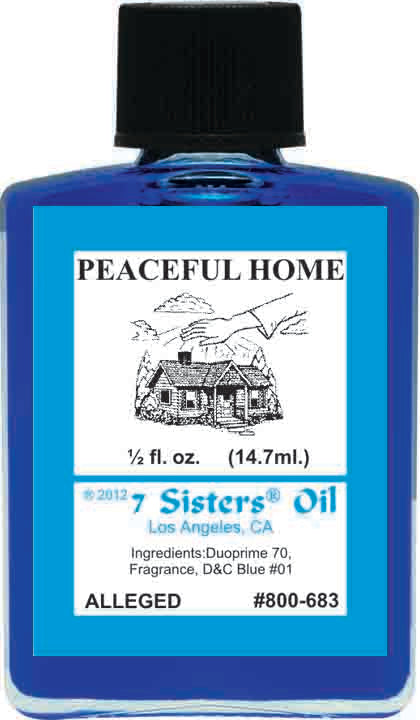 PEACEFUL HOME-SPIRITUAL MAGICK 7SISTER'S OIL