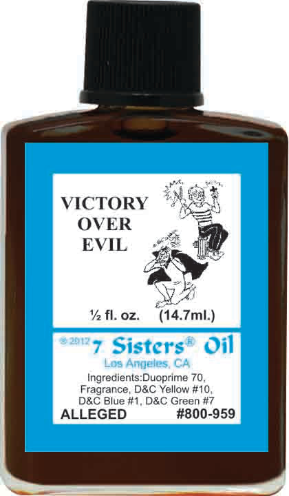 VICTORY OVER EVIL-SPIRITUAL MAGICK 7SISTER'S OIL