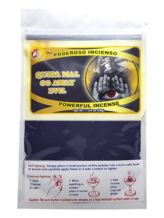 GO AWAY EVIL-Incense powder 1.75oz