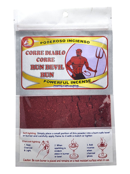 RUN DEVIL RUN-Incense powder 1.75oz