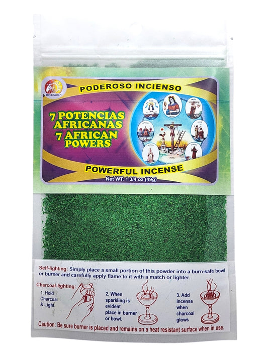 7 AFRICAN POWERS-Incense powder 1.75oz