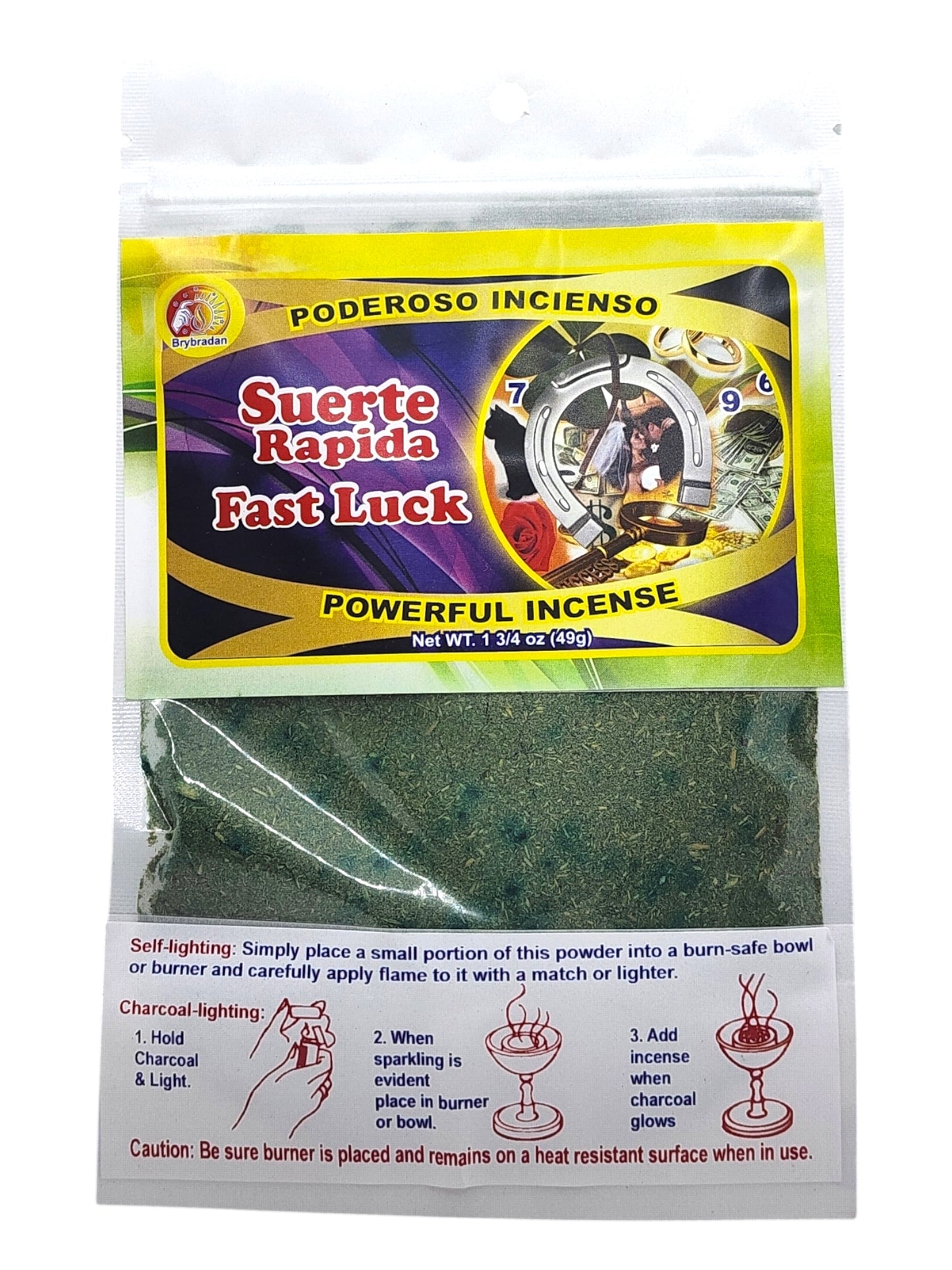 FAST LUCK-Incense powder 1.75oz