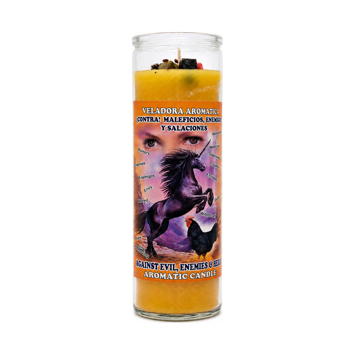 AGAINST EVIL, ENEMY AND HEX -Cocktail Fixed Candle
