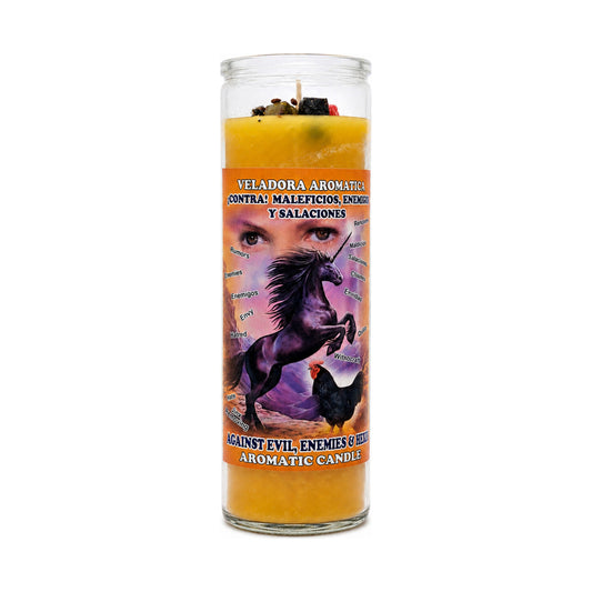 AGAINST EVIL, ENEMY AND HEX -Cocktail Fixed Candle