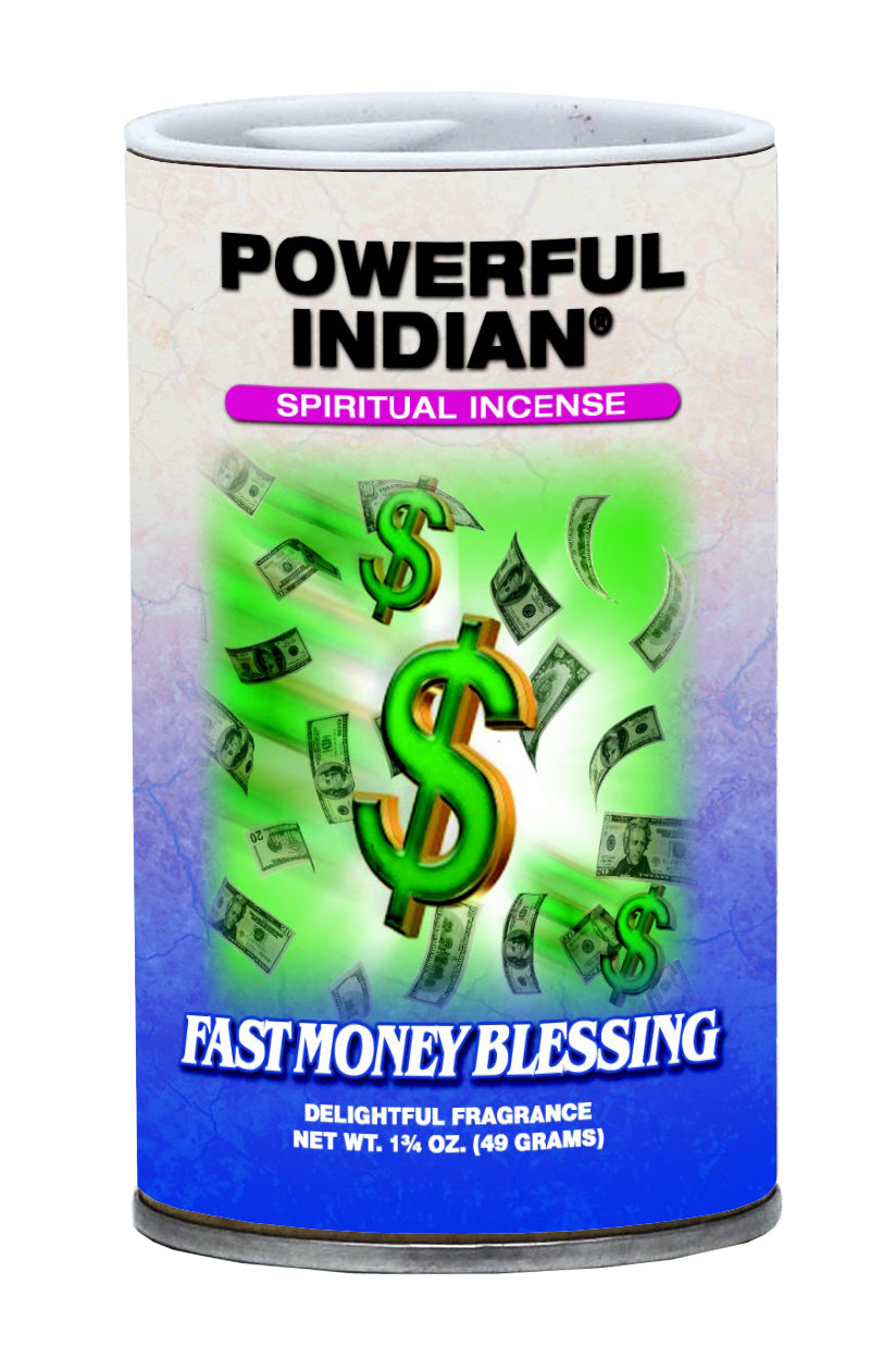 FAST MONEY BLESSING-Incense Powder 1.75oz