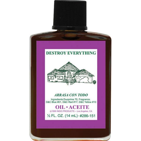 DESTROY EVRYTHNG -SPIRITUAL MAGICK INDIO OIL