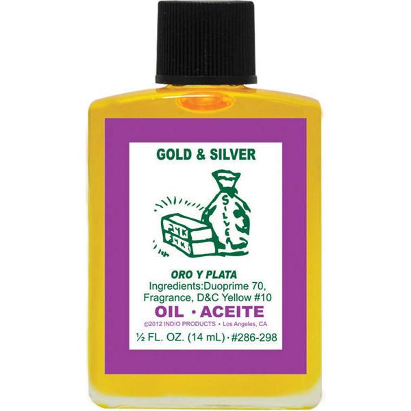 GOLD & SILVER -SPIRITUAL MAGICK INDIO OIL