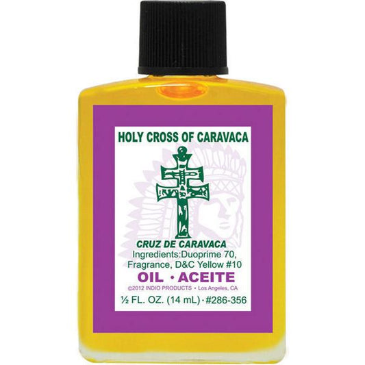 HOLY CROSS CARAVACA-SPIRITUAL MAGICK INDIO OIL