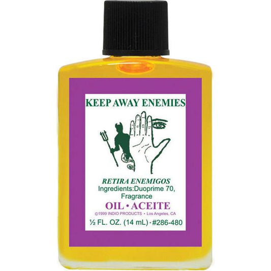 KEEP AWAY ENEMY -SPIRITUAL MAGICK INDIO OIL