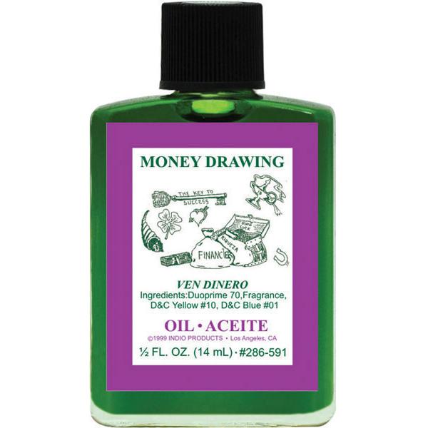 MONEY DRAWING -SPIRITUAL MAGICK INDIO OIL