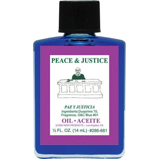 PEACE & JUSTICE -SPIRITUAL MAGICK INDIO OIL