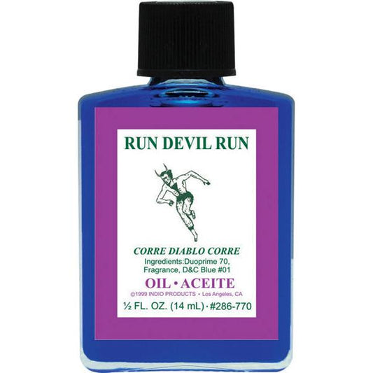 RUN DEVIL RUN -SPIRITUAL MAGICK INDIO OIL