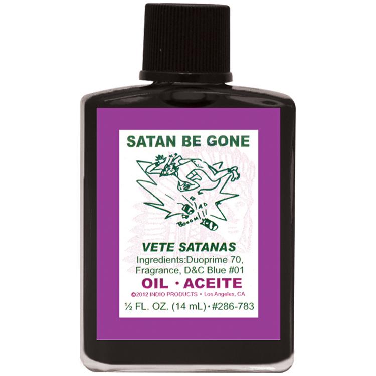 SATAN BE GONE -SPIRITUAL MAGICK INDIO OIL