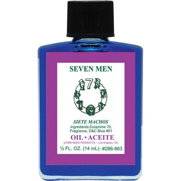 SEVEN MEN -SPIRITUAL MAGICK INDIO OIL