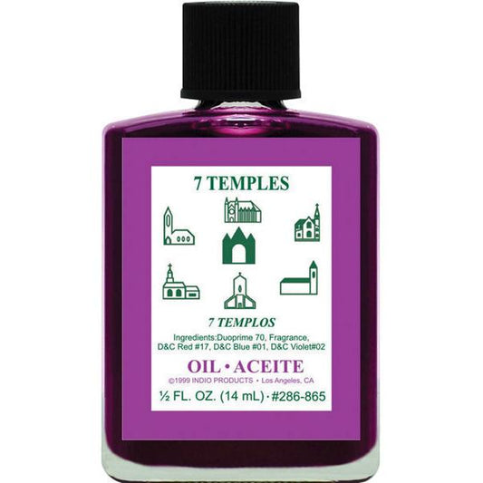 SEVEN TEMPLES -SPIRITUAL MAGICK INDIO OIL