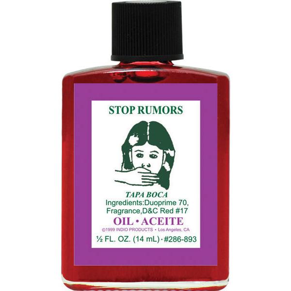 STOP RUMORS -SPIRITUAL MAGICK INDIO OIL