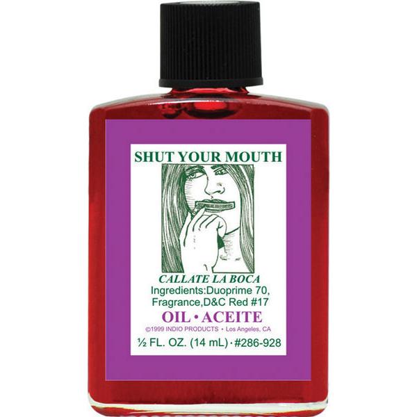 SHUT YOUR MOUTH -SPIRITUAL MAGICK INDIO OIL