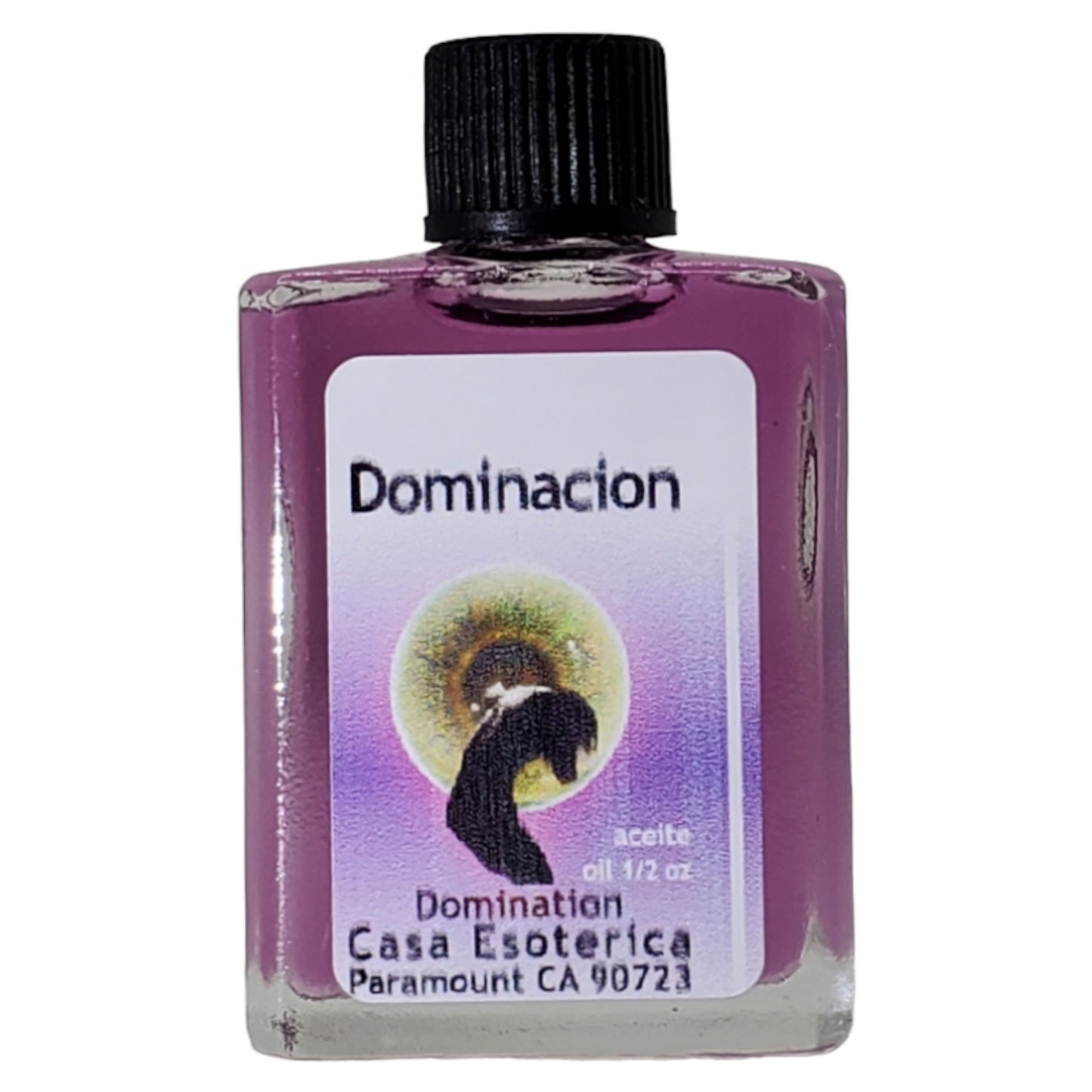 Domination Oil (Dominacion Aceite) - Commanding Spell - Enhance Influence & Control Over Others-0.5 FL OZ