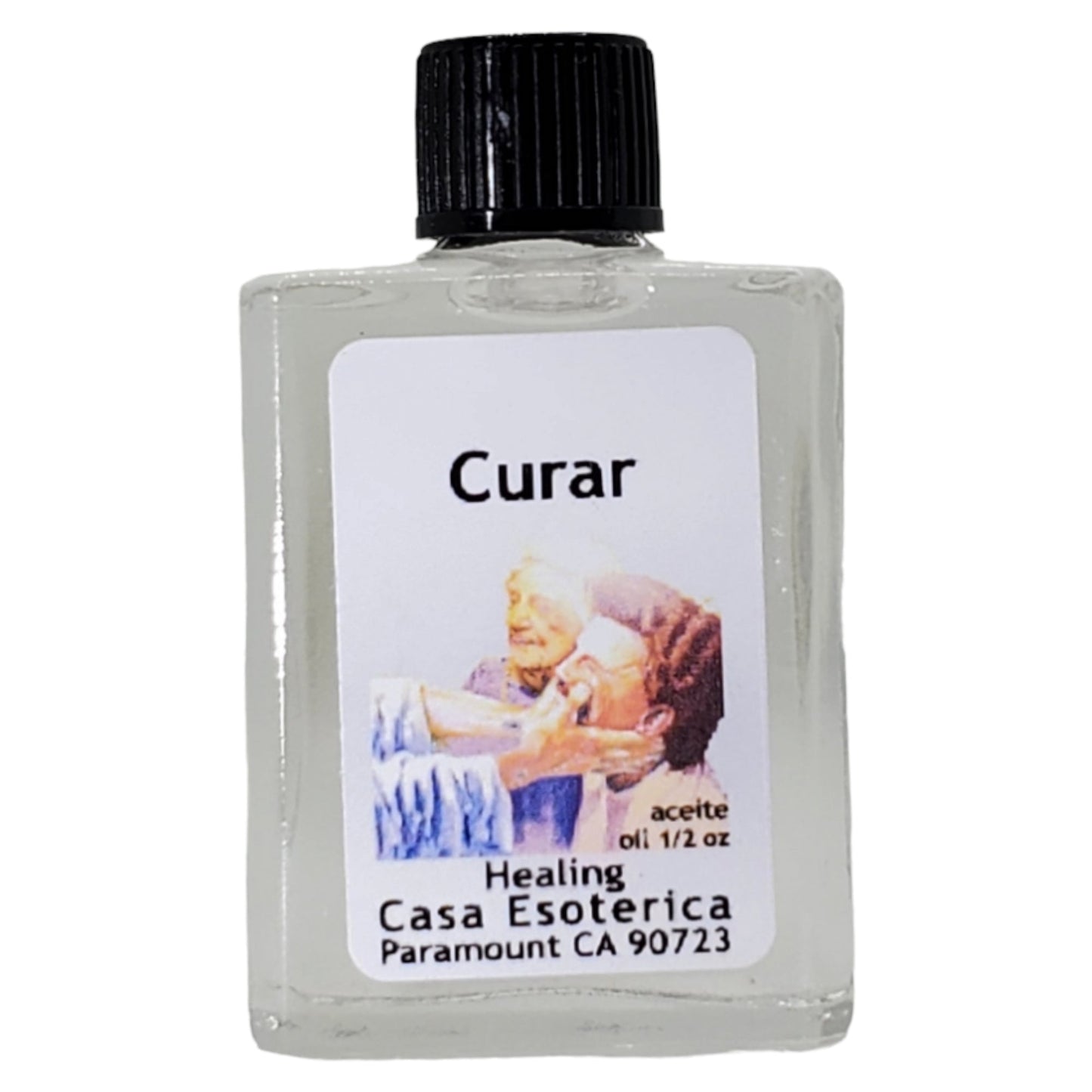 Healing Oil (Curar Aceite) - Spiritual & Physical Wellness - Promote Relaxation, Comfort & Rejuvenation-0.5 FL OZ