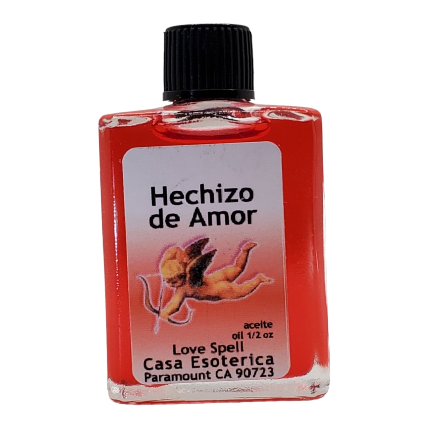 Love Spell Oil (Hechizo de Amor Aceite) - For Attraction & Romance - Draw Love & Passion into Your Life-0.5 FL OZ