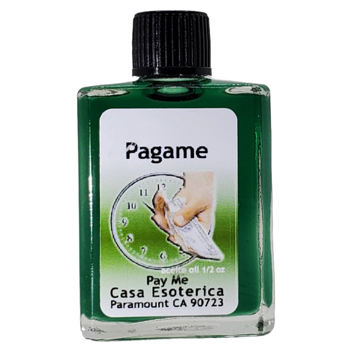 Pay Me Oil (Pagame Aceite) - Financial Success Spell - Attract Money, Increase Earnings & Get Paid for Your Work-0.5 FL OZ