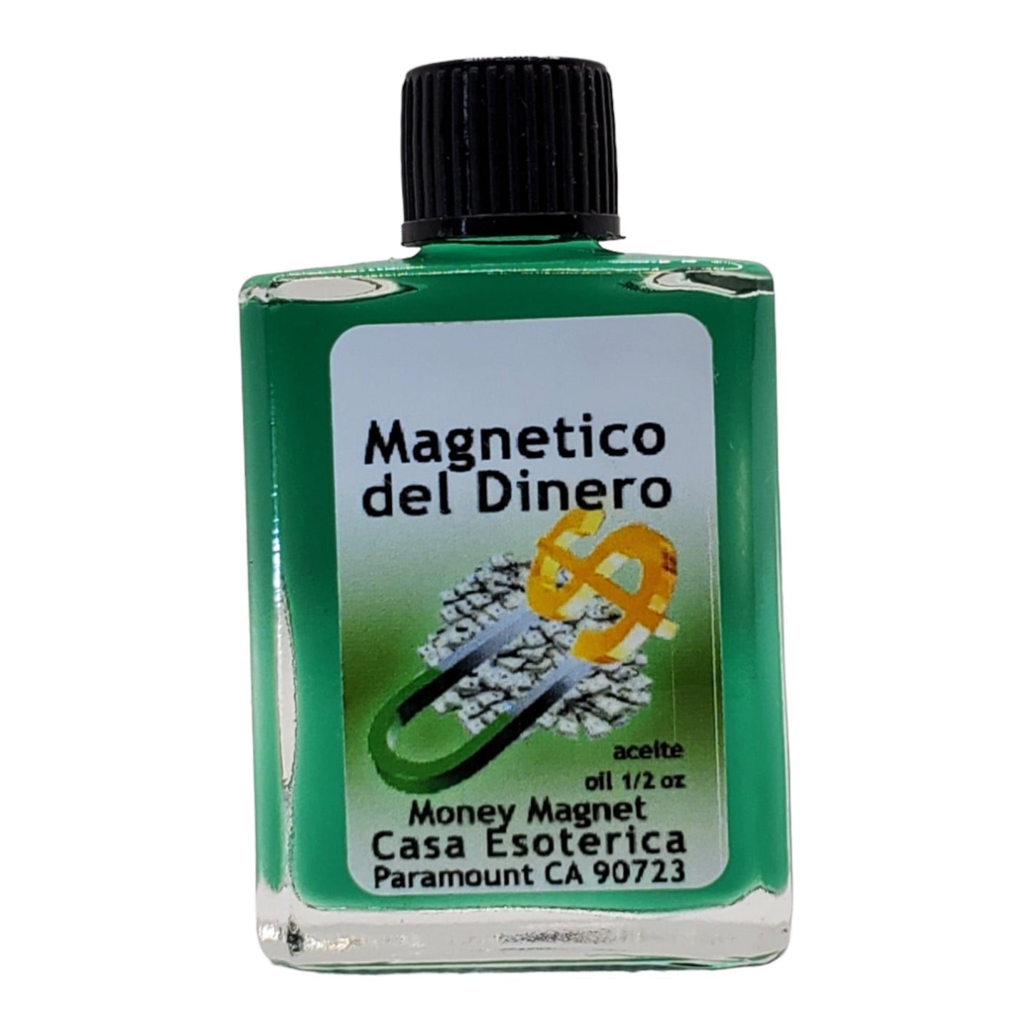 Money Magnet Oil (magnetico del Dinero Aceite)- Financial Abundance - Attract Wealth & Prosperity into Your Life-0.5 FL OZ