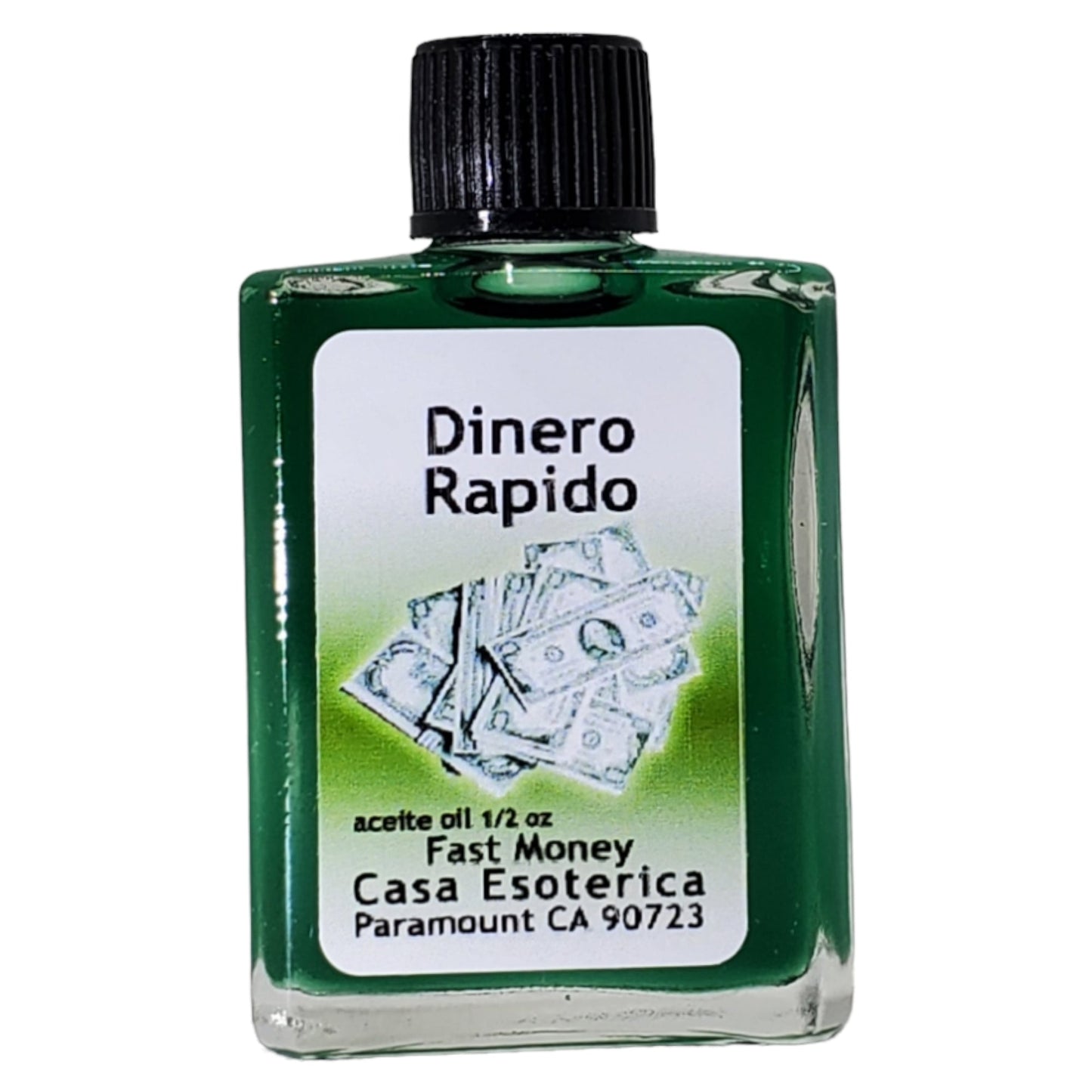 Fast Money Oil (Dinero Rapido Aceite)- Financial Abundance - Attract Wealth & Prosperity Quickly-0.5 FL OZ