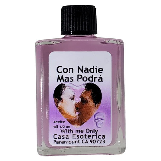 With Me Only Oil (Con Nadie Mas Podra Aceite) - Love Spell - Attract & Keep Someone's Attention & Affection-0.5 FL OZ