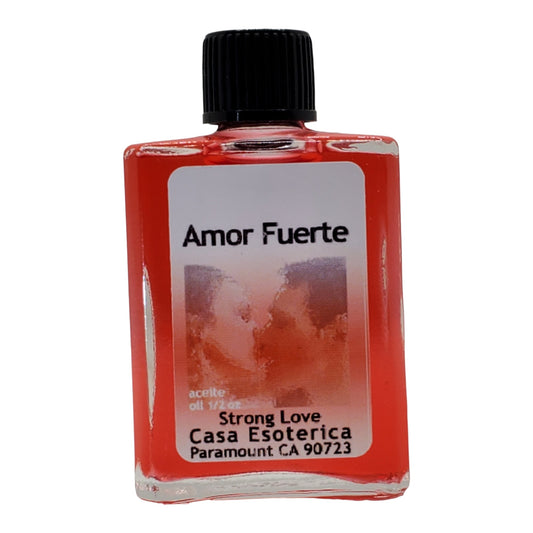 Strong Love Oil (Amor Fuerte Aceite) - Intense Romance - Strengthen Bonds & Attract Passionate Love-0.5 FL OZ