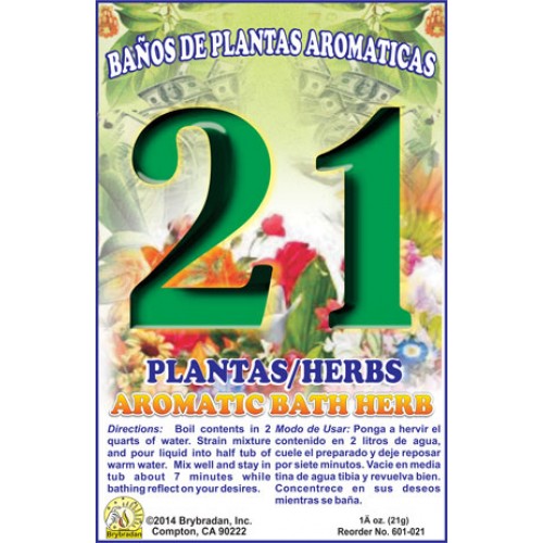 21 Plants-Aromatic Bath Herb