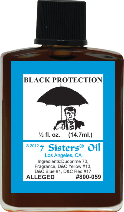 BLACK PROTECTION-Spiritual Magick 7Sister's Oil