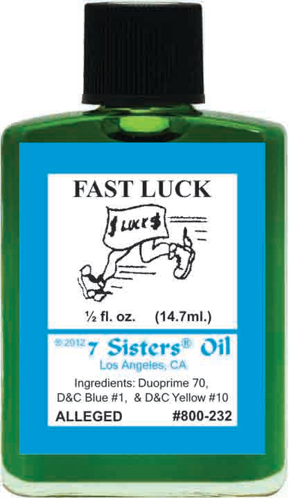 FAST LUCK-Spiritual Magick 7Sister's Oil