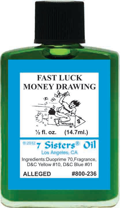 FAST LUCK/MONEY DRAWING-Spiritual Magick 7Sister's Oil