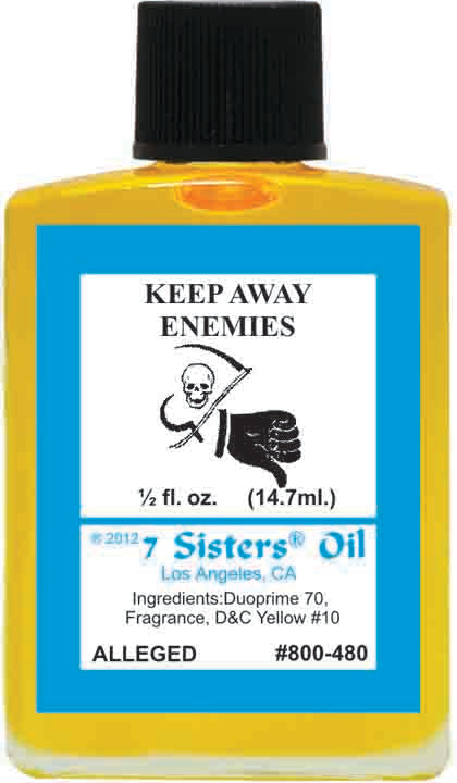 KEEP AWAY ENEMIES-Spiritual Magick 7Sister's Oil