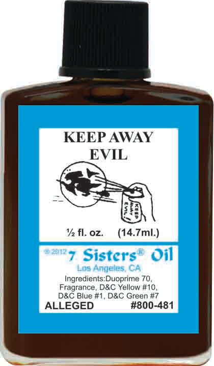 KEEP AWAY EVIL-Spiritual Magick 7Sister's Oil