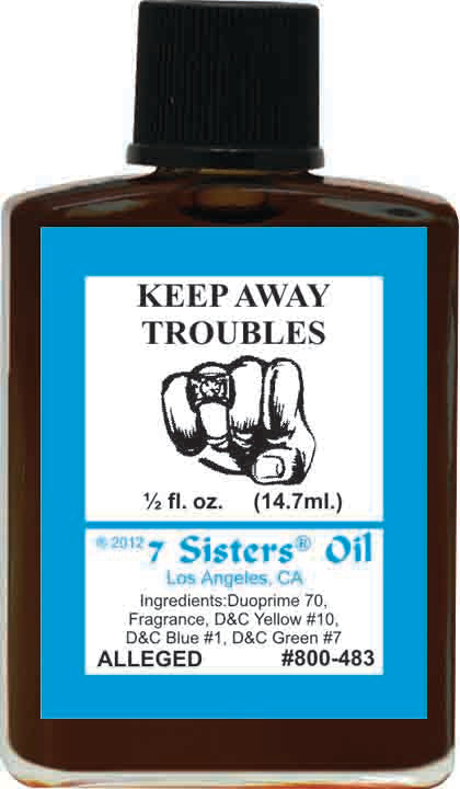 KEEP AWAY TROUBLE-Spiritual Magick 7Sister's Oil